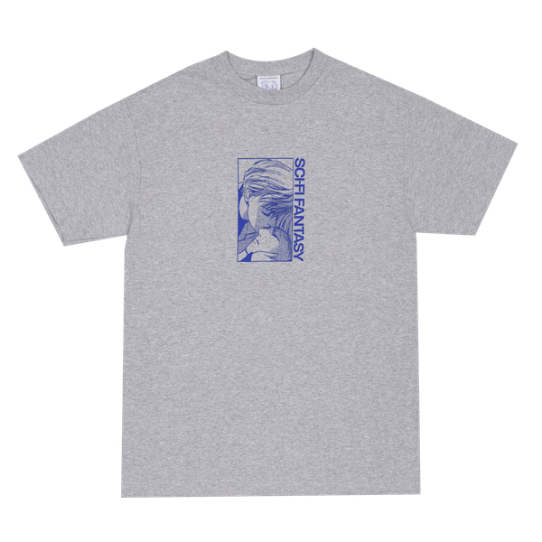 Kiss Tee - Heather Grey