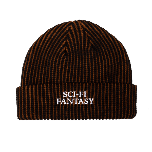 Logo Beanie - Black/Brown