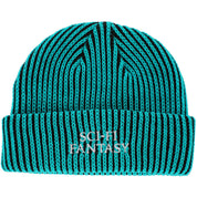 Logo Beanie - Aqua/Black