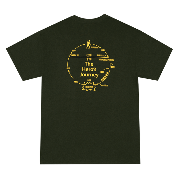 The Hero's Journey Tee - Forest Green