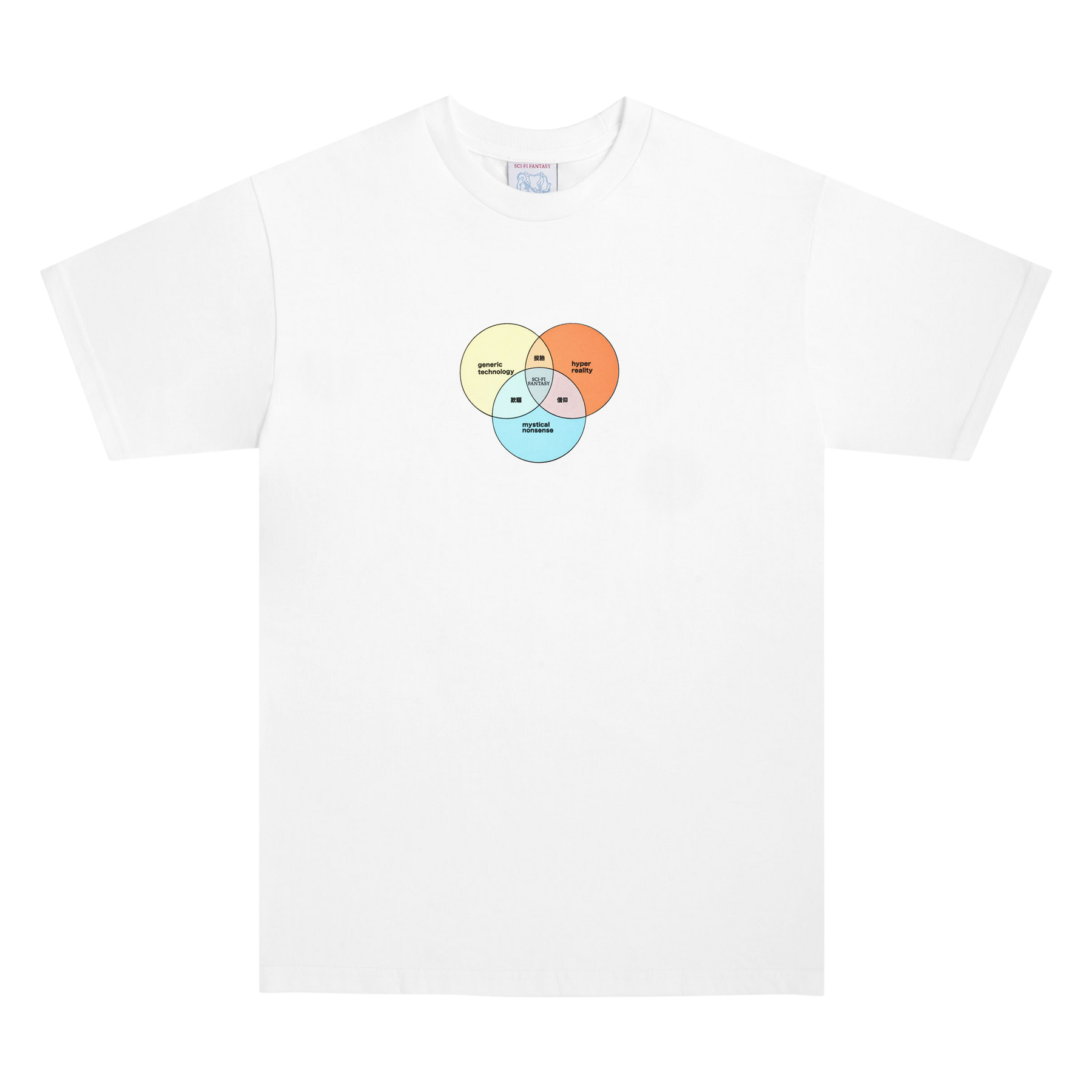 Venn Diagram Tee - Blanc