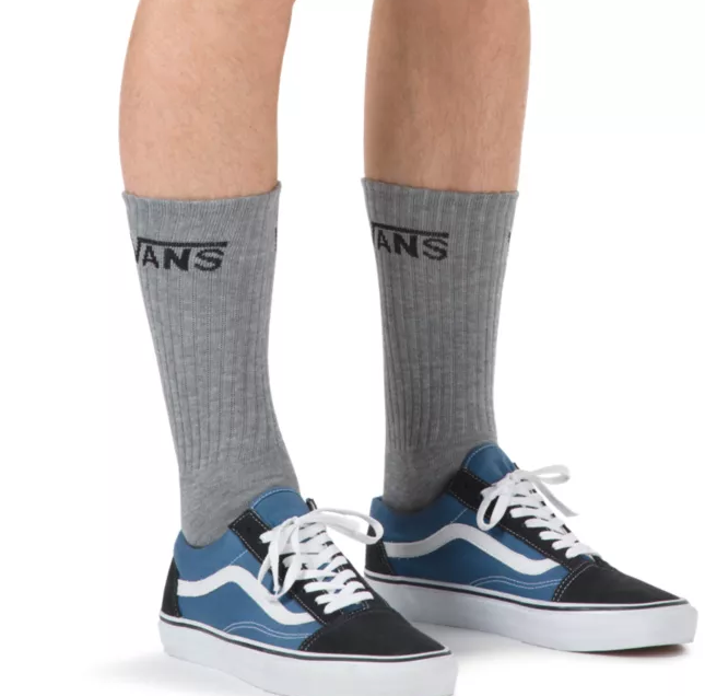 Classic Crew Socks 3 Pack - Grey