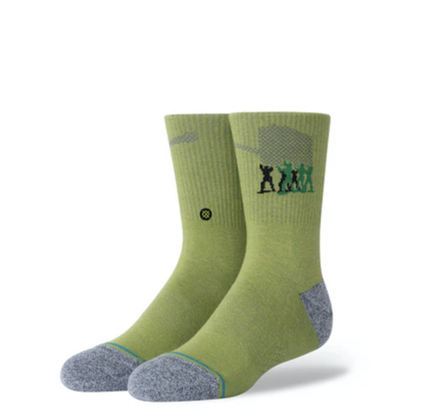 Kids Pixar Army Men Socks - Green