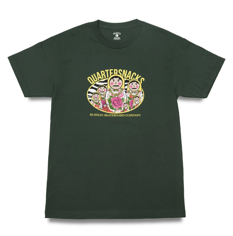 Russian Doll Tee - Forest Green