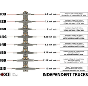 Trucks creux forgés Stage 11 - Argent 