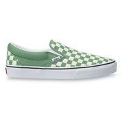 Classic Slip-On - Shale/True White Checkerboard