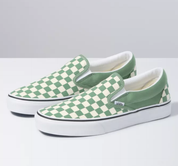 Classic Slip-On - Shale/True White Checkerboard