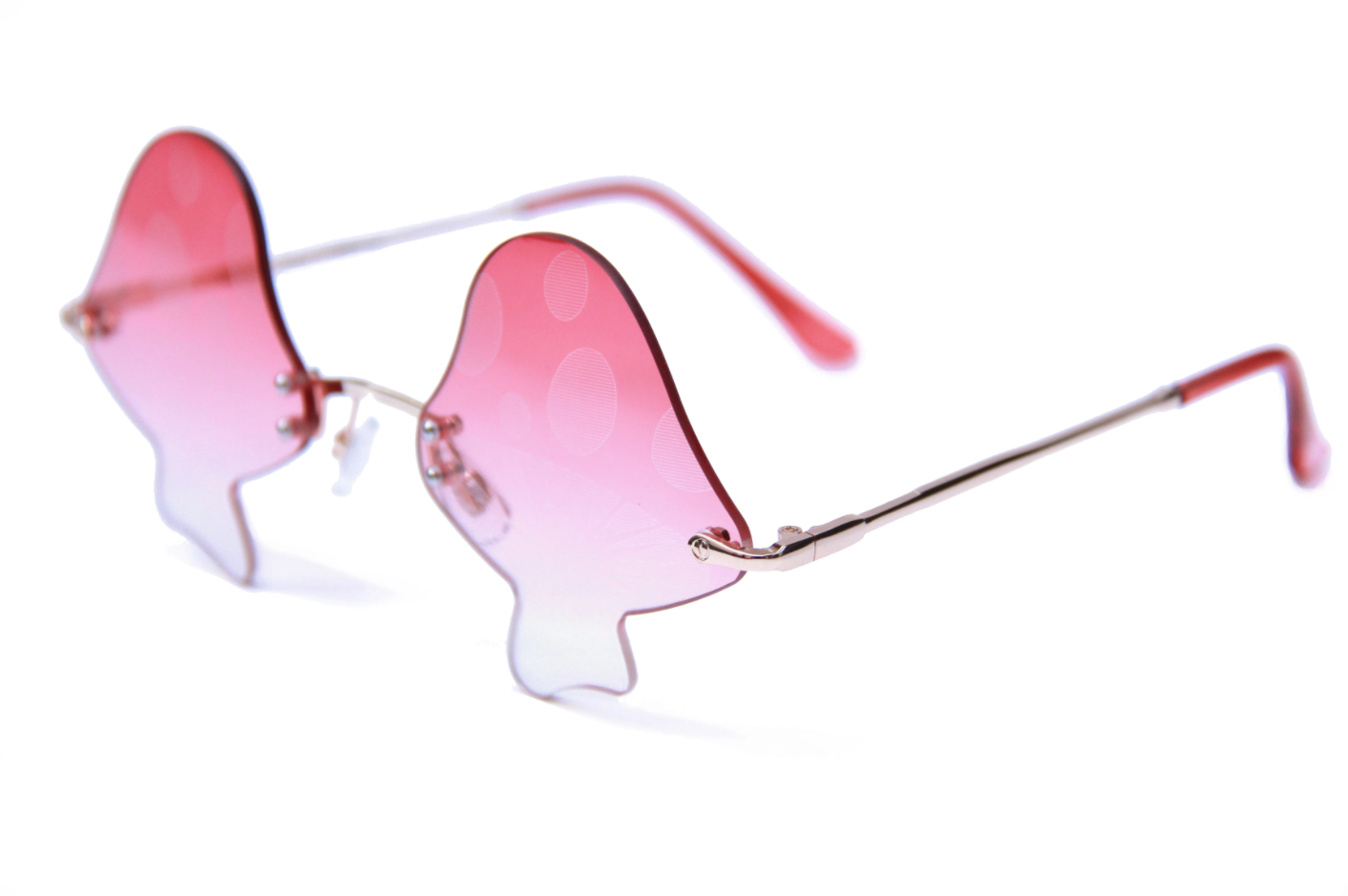 Lunettes de soleil Champignons - Dégradé rouge