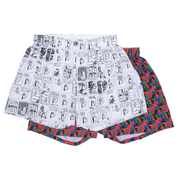 Two Pack Boxers Wanto Dill/Monogram Art