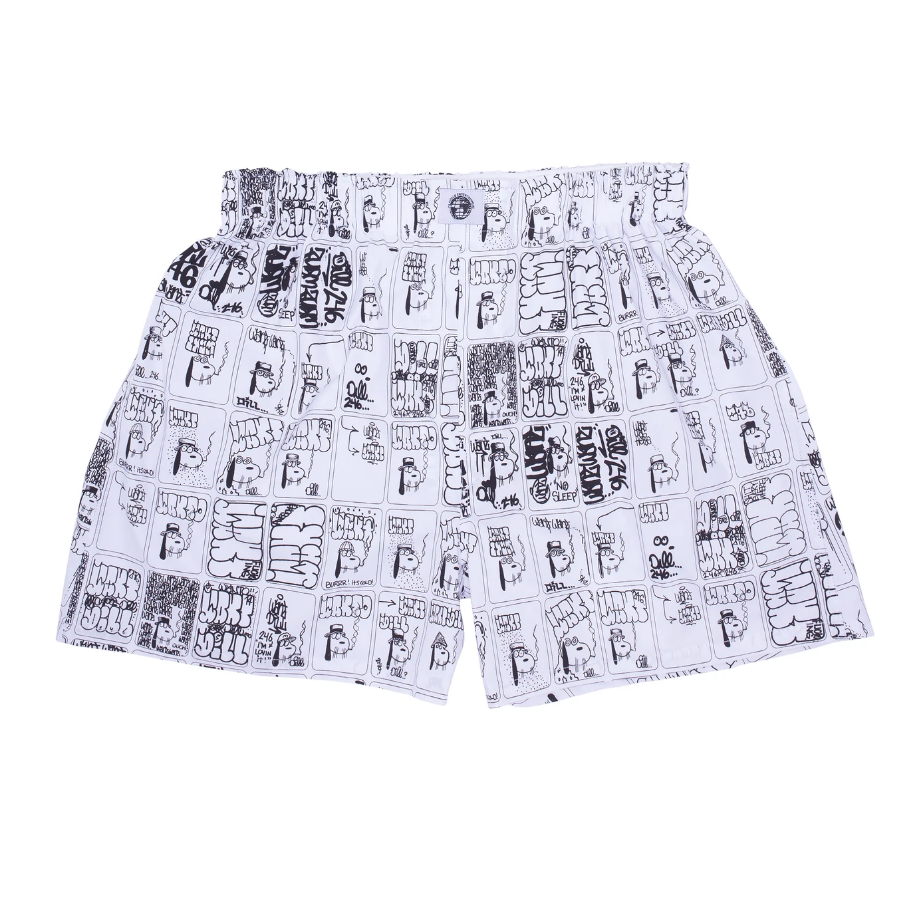 Two Pack Boxers Wanto Dill/Monogram Art