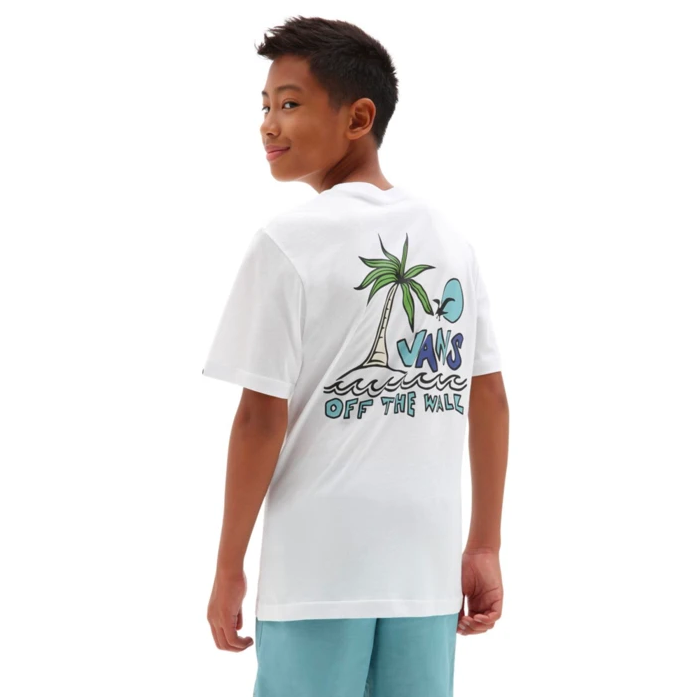 T-shirt Surf Turf pour garçon - Blanc