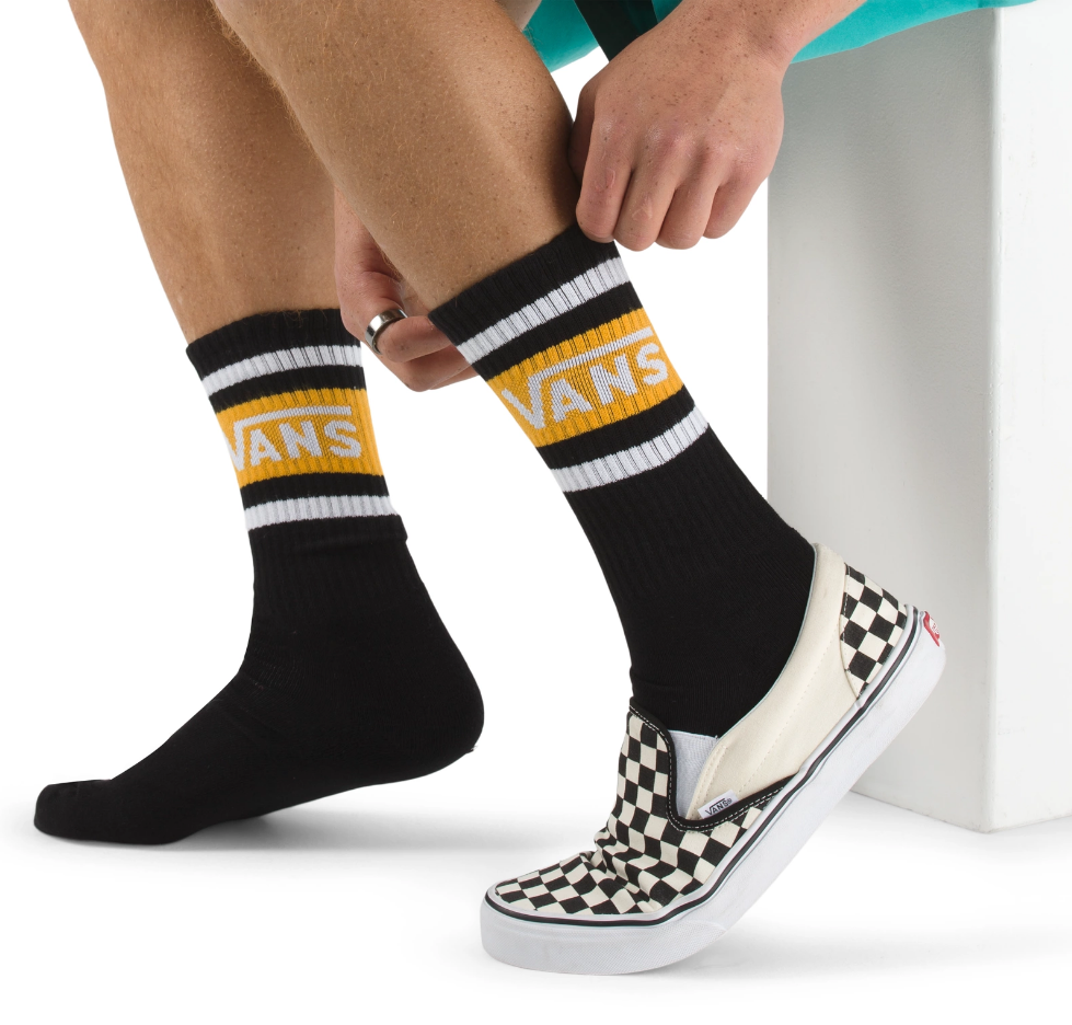 Vans Drop V Crew - Black/Golden - M9.5-13