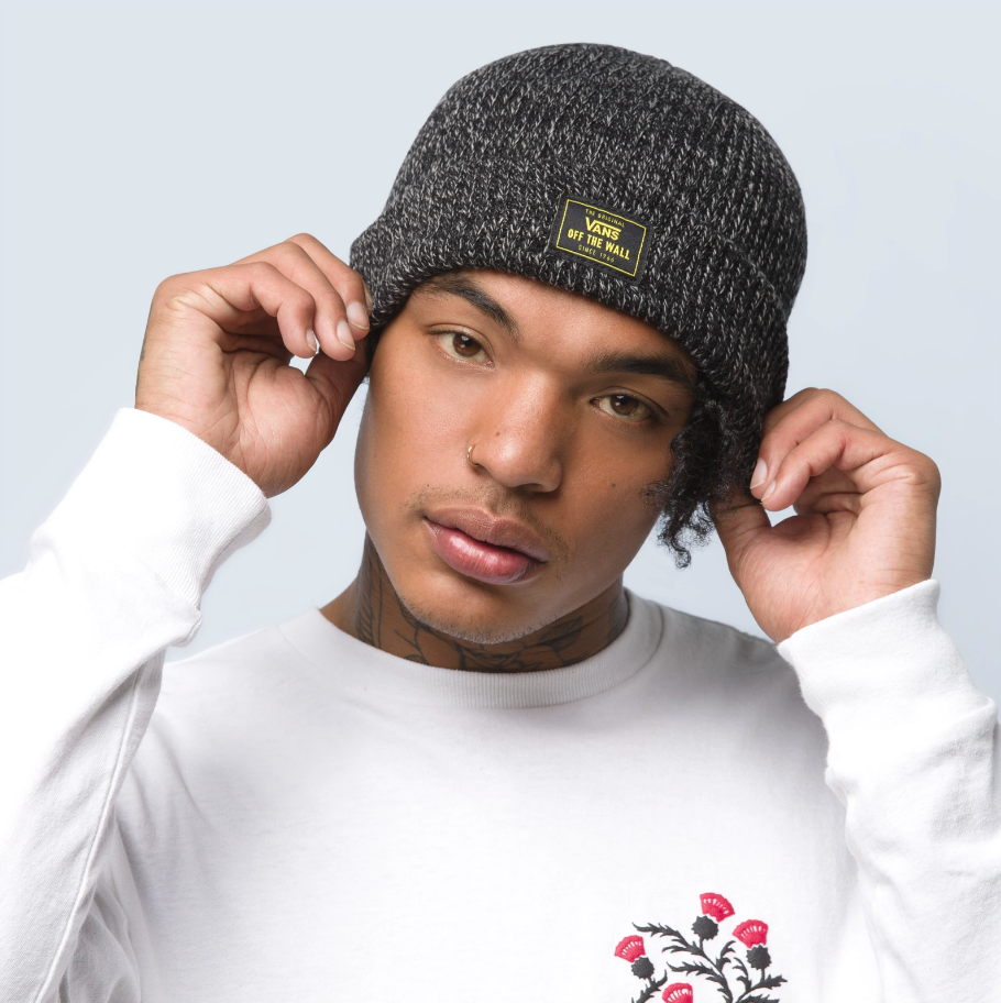 Bruckner Cuff Beanie - Black Heather