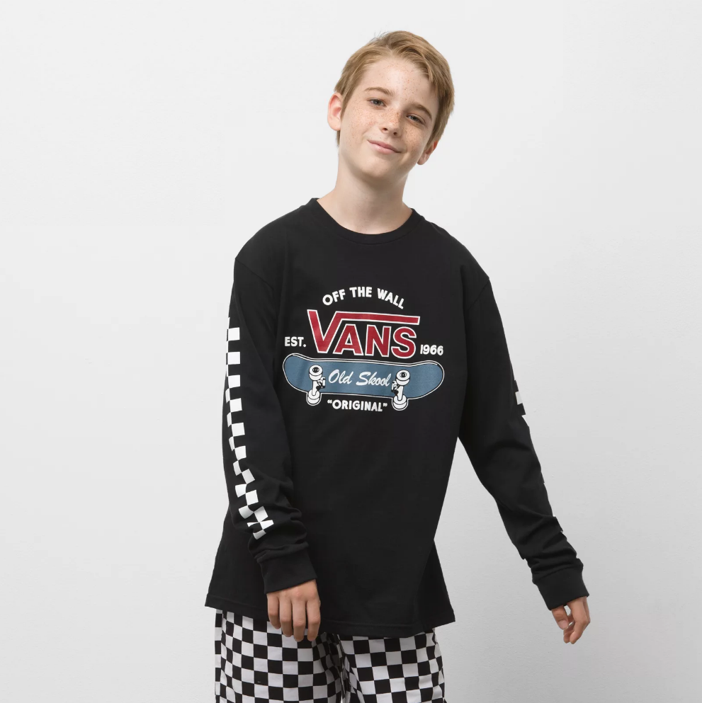 Kids' Old Skool Complete Longsleeve - Black