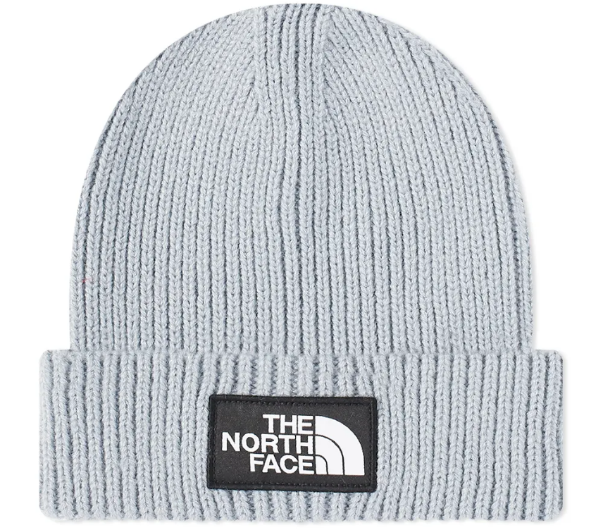 Logo Box Cuffed Beanie - Tradewinds Grey