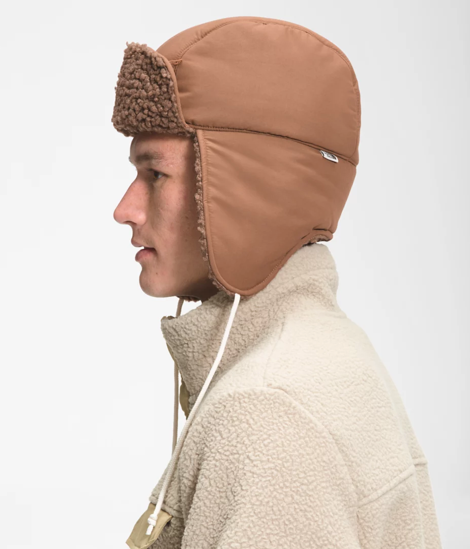Recycled Ridge Fleece Trapper - Pine Brown