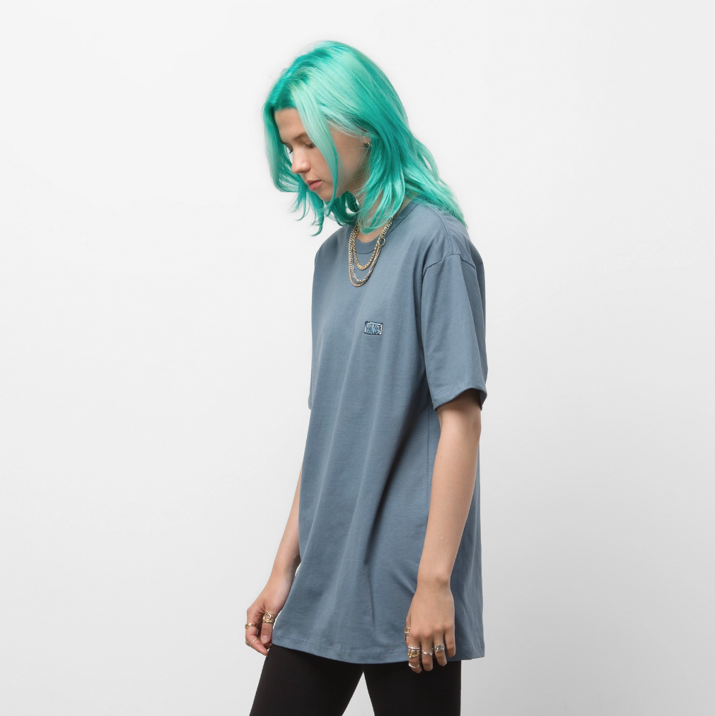 Off The Wall Color Multiplier Tee - Blue Mirage