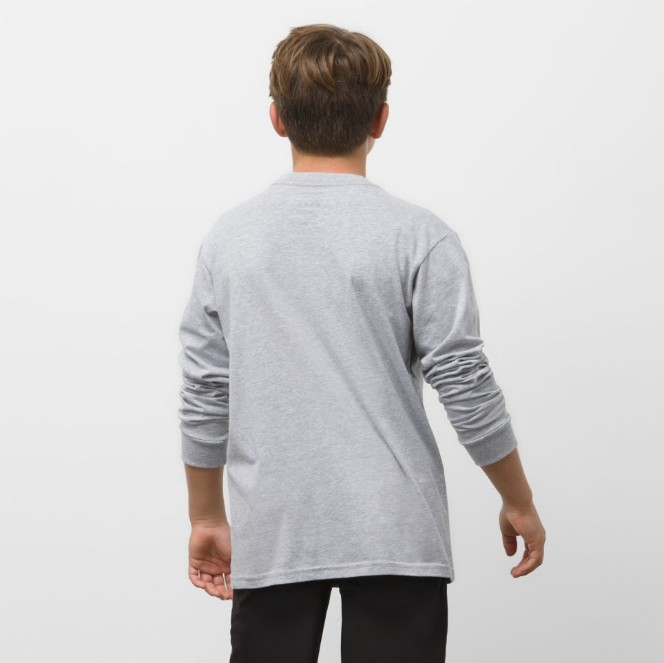 Kids Mountain Sk8 Long Sleeve - Athletic Heather