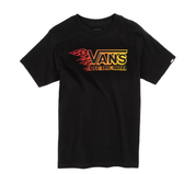 Kids Metallic Flame T-Shirt - Black