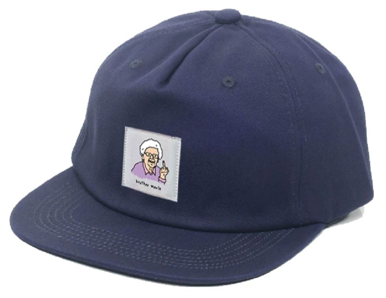 Betty Unstructured 5-Panel Snapback - Navy