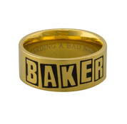 Bague en or avec logo de marque