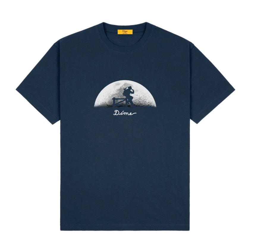 T-shirt Lonesome - Bleu marine