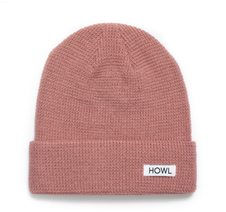Waffle Beanie - Pink