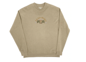 Arched Embroidery Crewneck - Sandstone