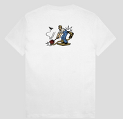 Swatter Tee - White