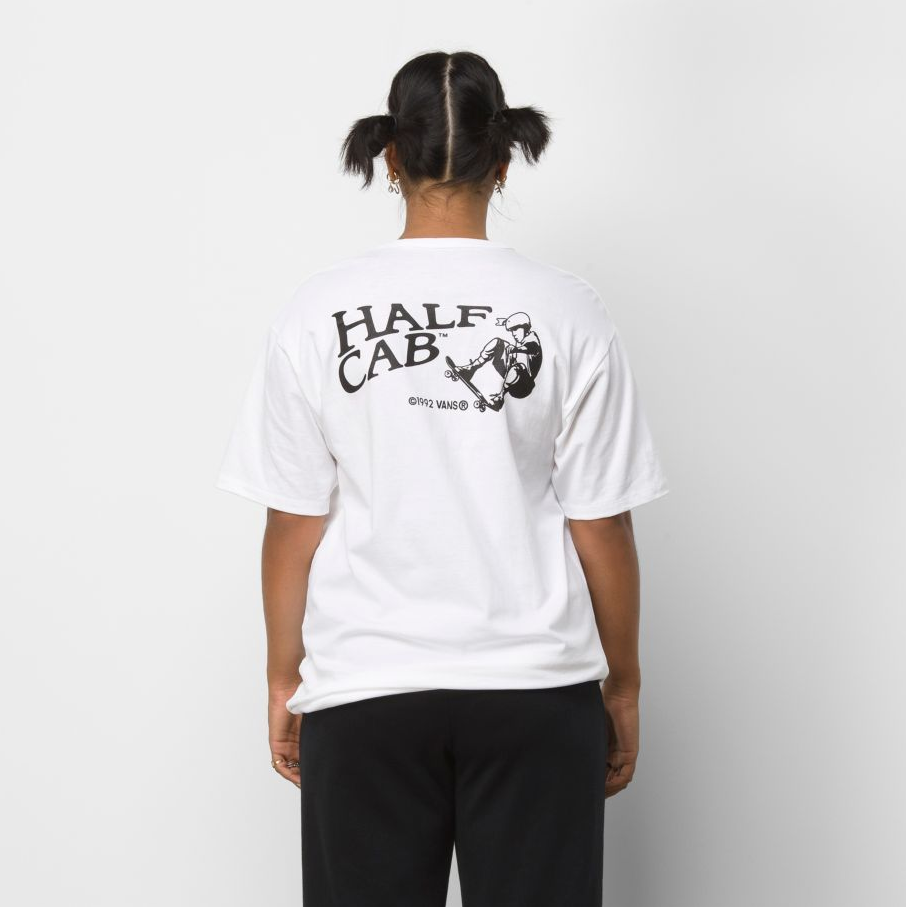 Half Cab 30th Off The Wall Classic Tee - White