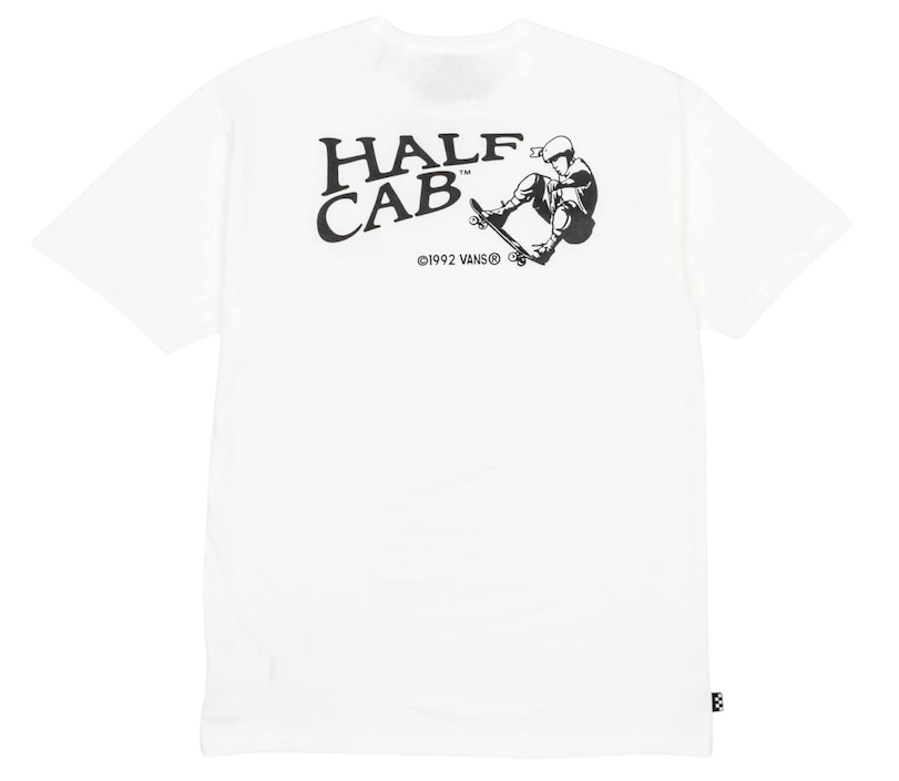 Half Cab 30th Off The Wall Classic Tee - White