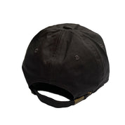 Stamp Embroidered Cap - Black