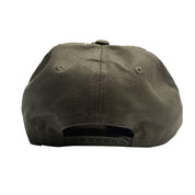 Stamp Embroidered Snapback - Olive