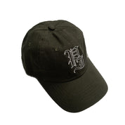 Casquette brodée avec tampon - Olive
