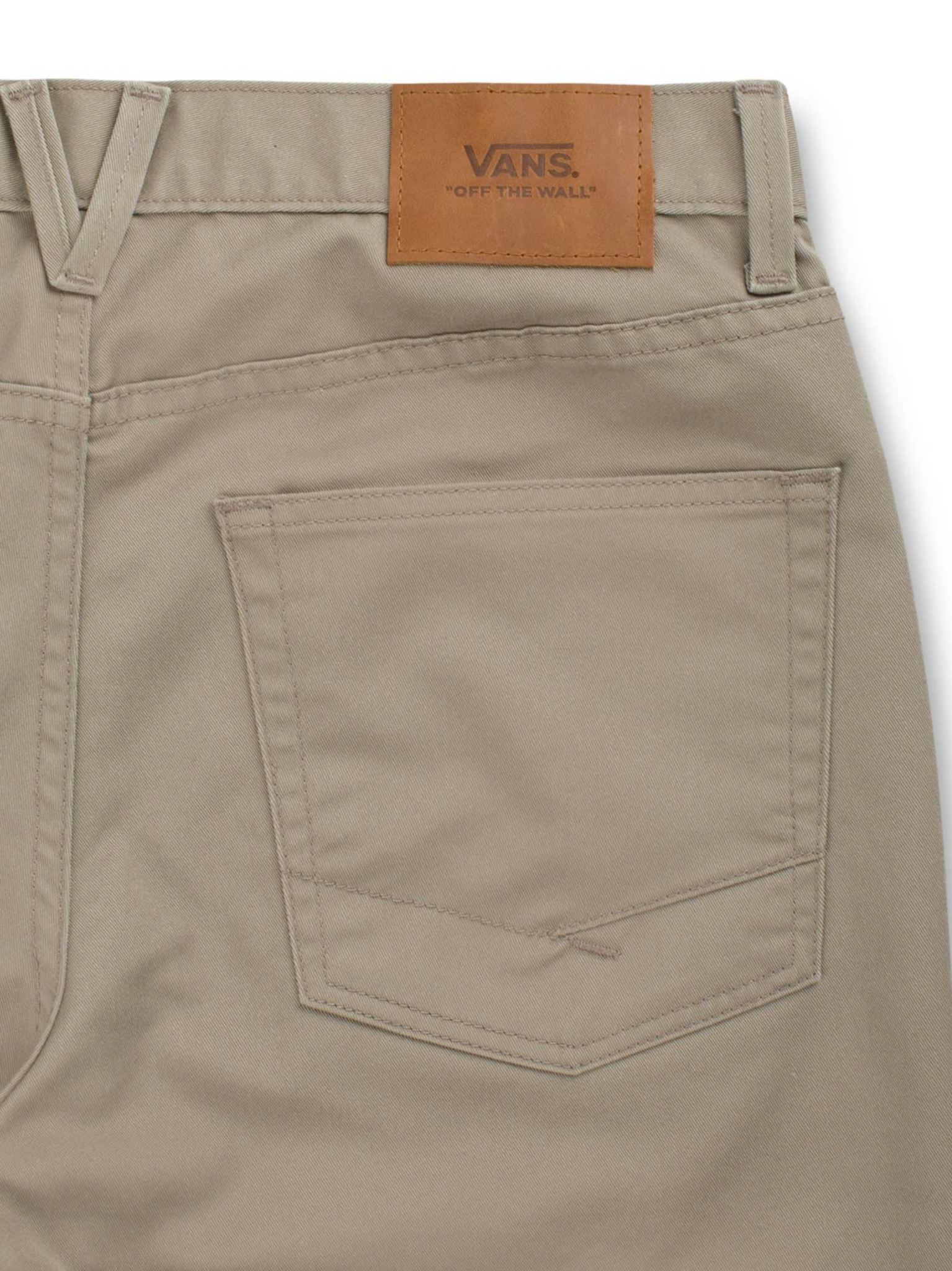 Pantalon en sergé slim droit à cinq poches Covina - AVE Desert Taupe