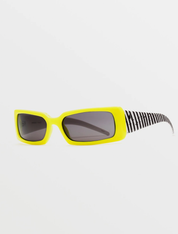 Lunettes de soleil Magna - Citron vert brillant/gris