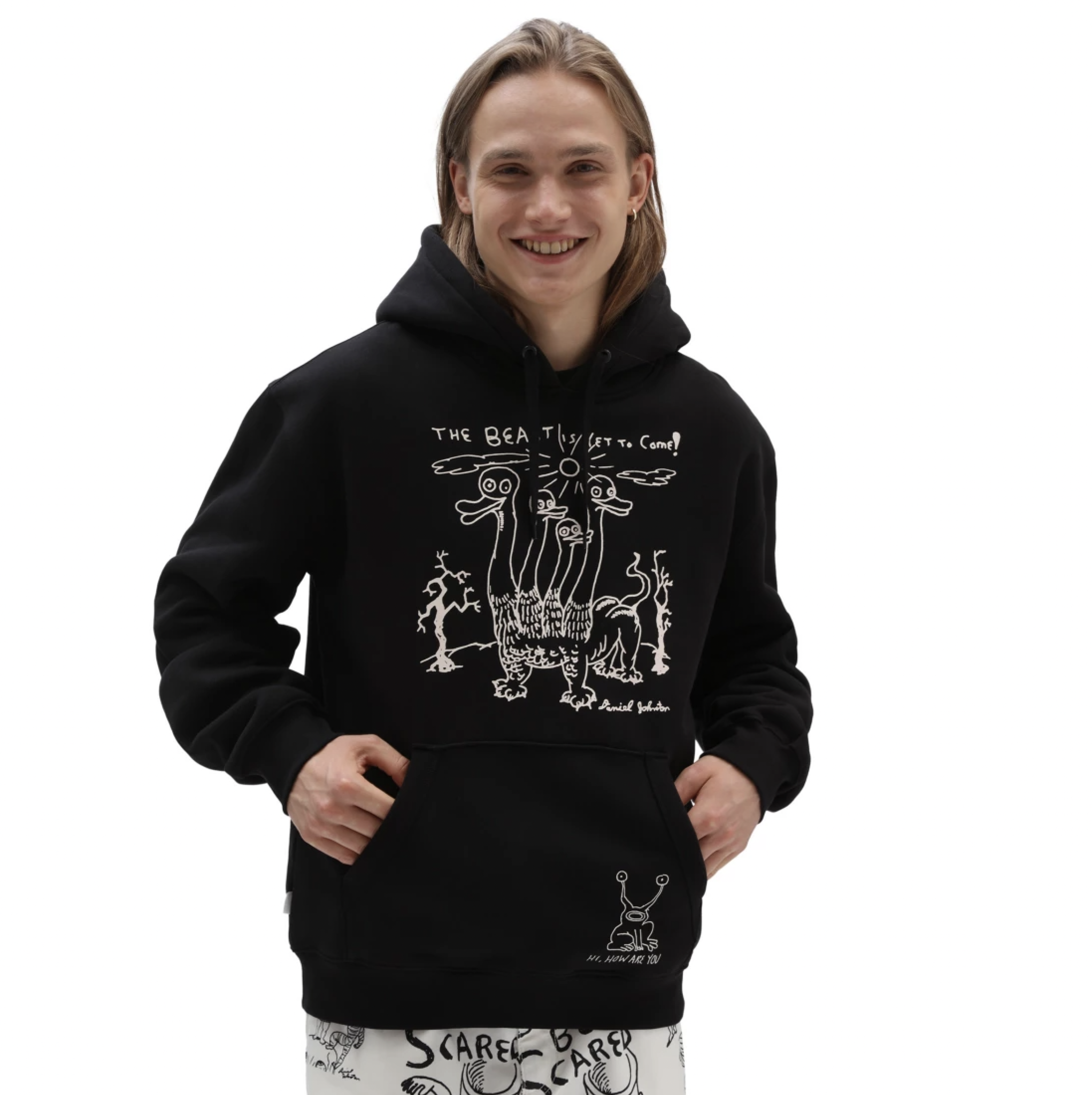 Vans x Daniel Johnston Pullover Hoodie - Black