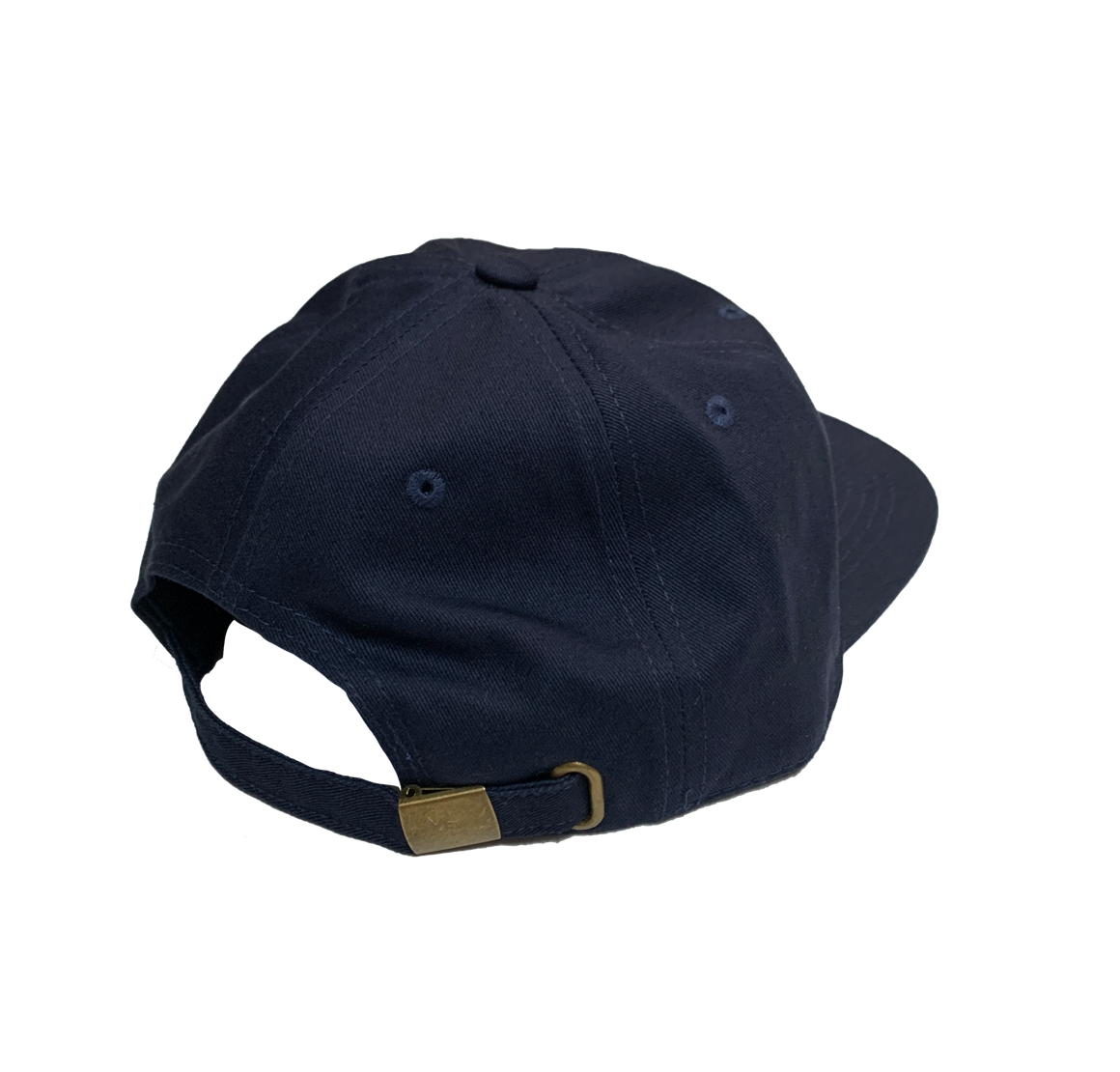Stamp Embroidered Snapback - Navy
