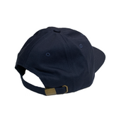 Stamp Embroidered Snapback - Navy