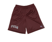League Basketball Mesh Shorts - Maroon/White