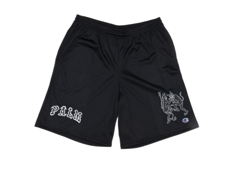 Paul & League Basketball Mesh Shorts - Black/White