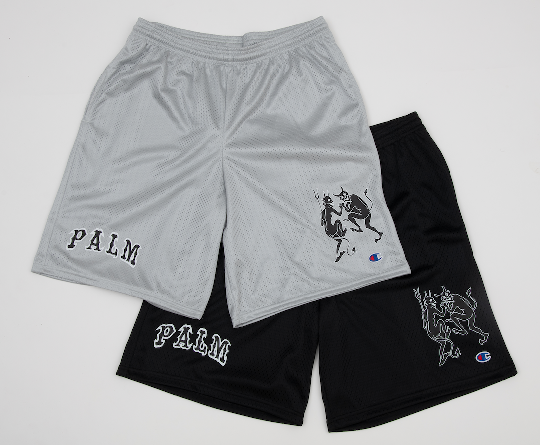 Paul & League Basketball Mesh Shorts - Black/White
