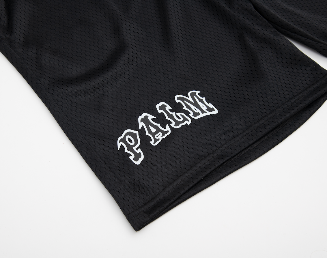 Paul & League Basketball Mesh Shorts - Black/White