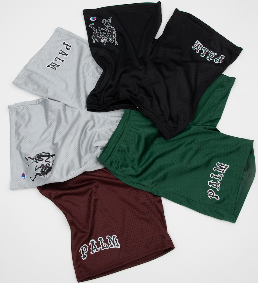 Paul & League Basketball Mesh Shorts - Black/White