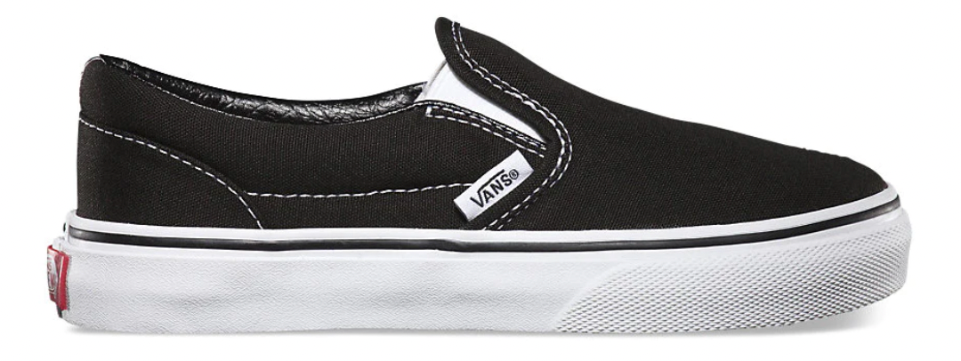 Kids Classic Slip-On - Black/White