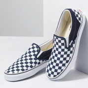 Kids Classic Slip-On - Parisian Night/True White Checkerboard