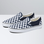 Kids Classic Slip-On - Parisian Night/True White Checkerboard