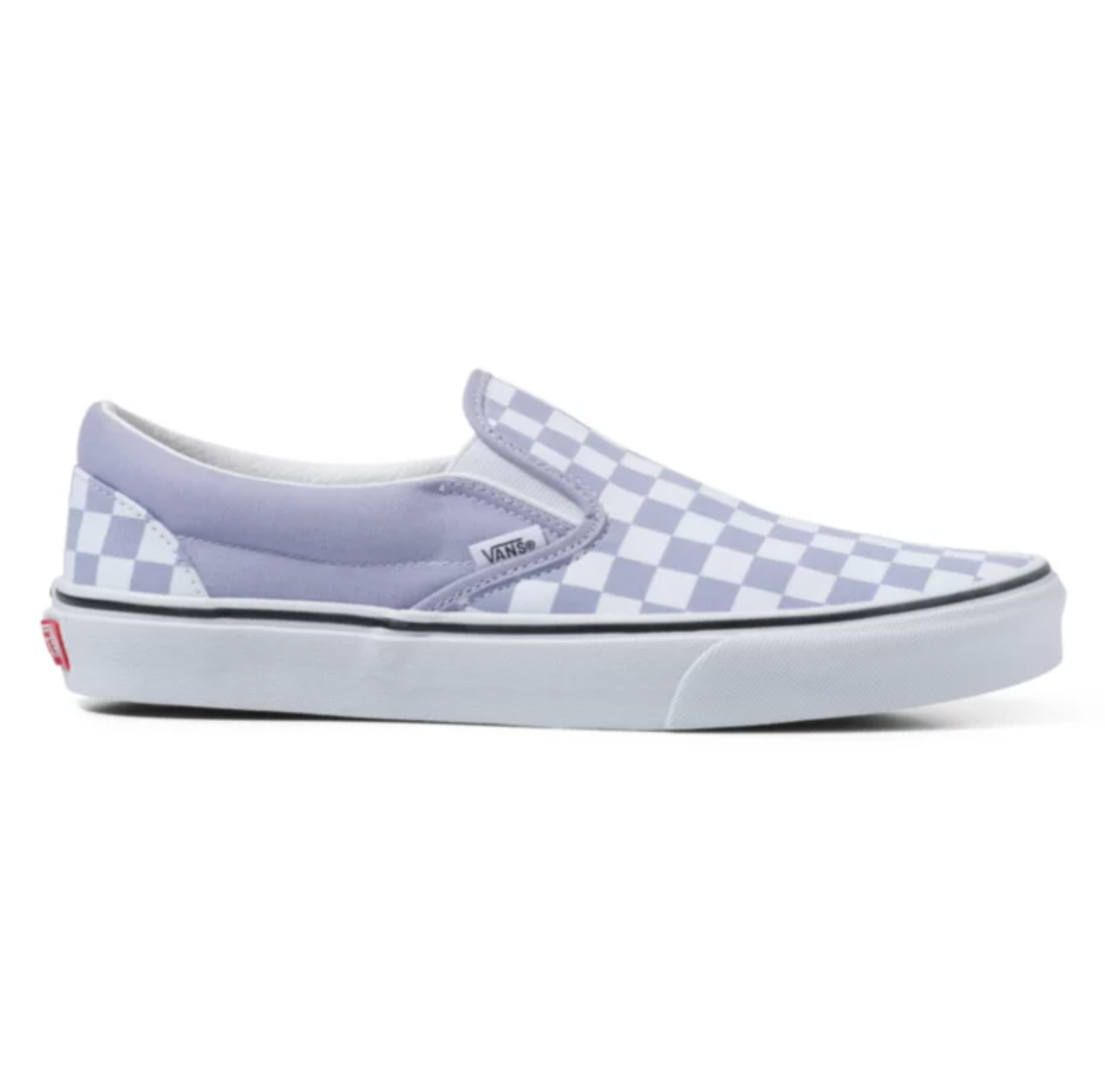 Kids Classic Slip-On - Languid Lavender/True White Checkerboard