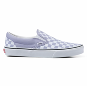 Kids Classic Slip-On - Languid Lavender/True White Checkerboard