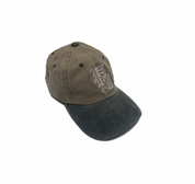 Stamp Embroidered Cap - Khaki/Black